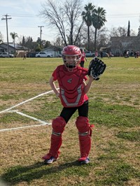 softball catcher 