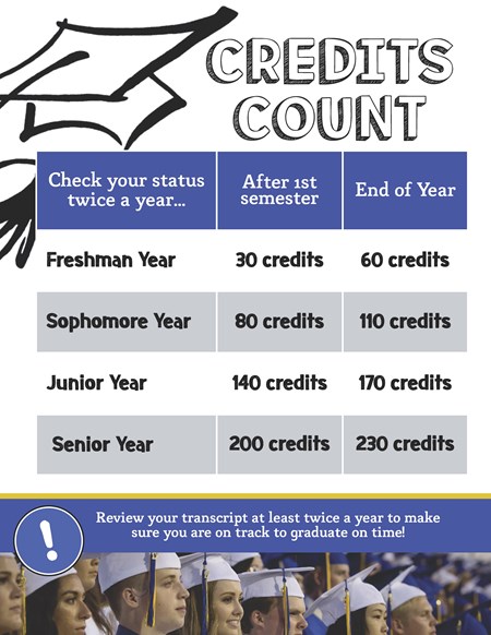 Credit chart by year