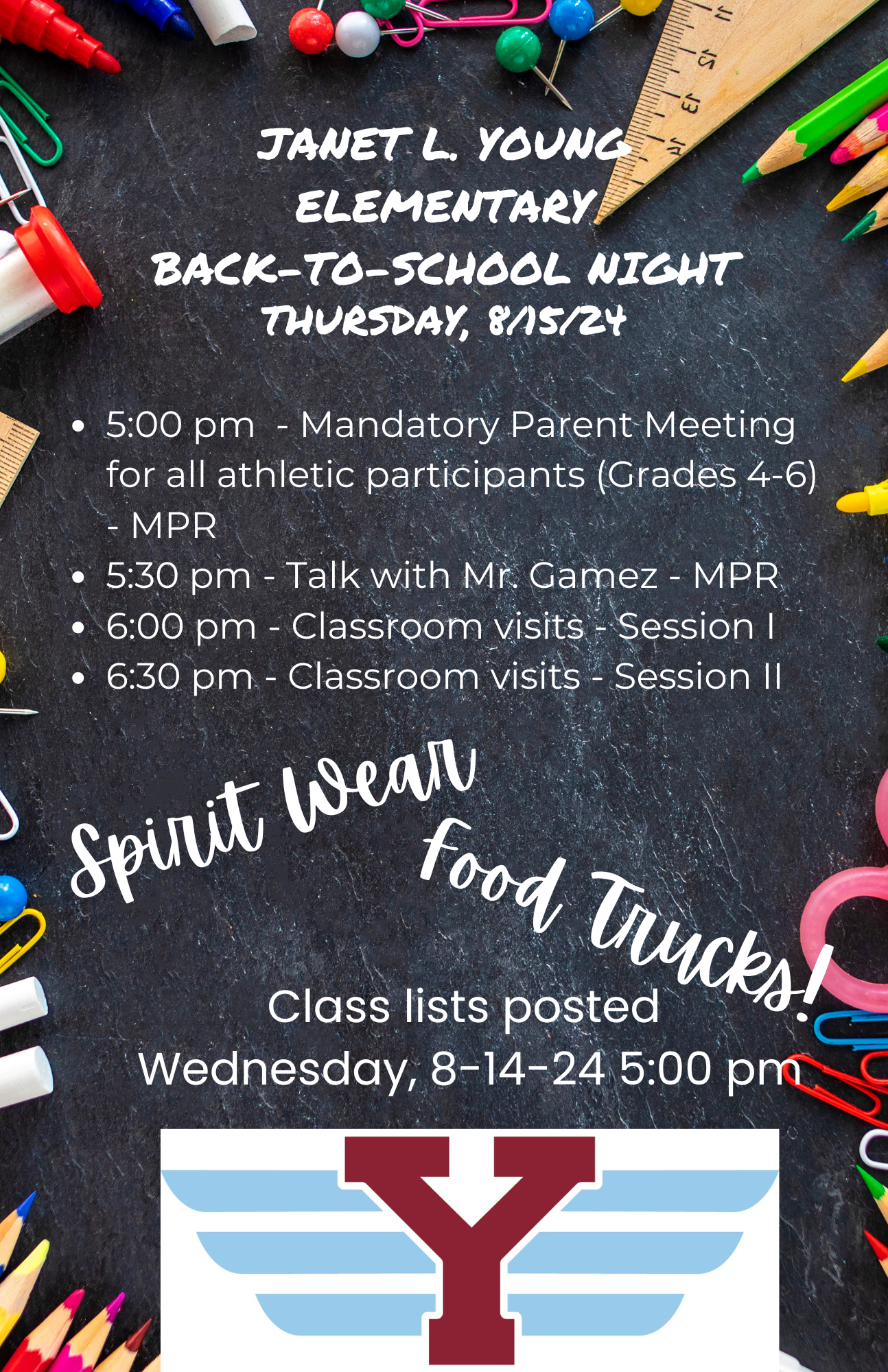 Back-to-School Night Flier