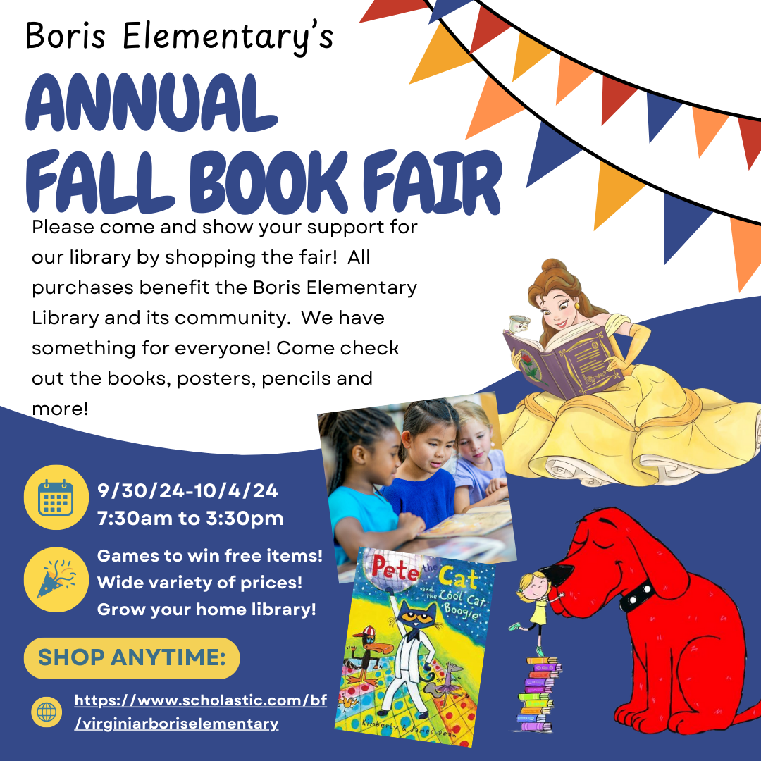 Boris Elementary's Annual Fall Book Fair