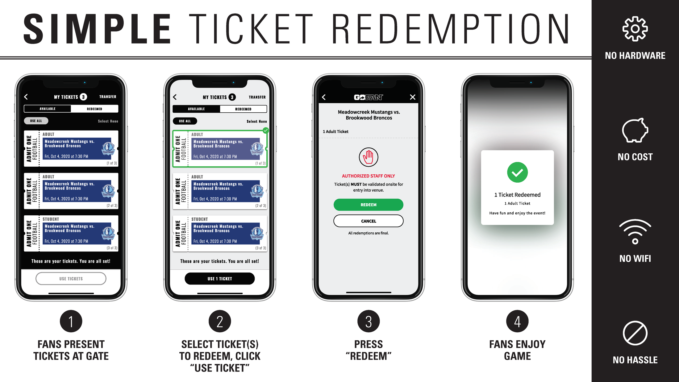 Ticket Redemption