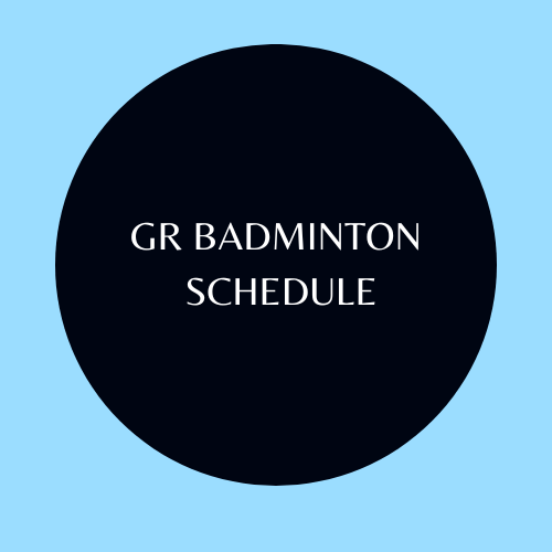 BADMINTON SCHEDULE