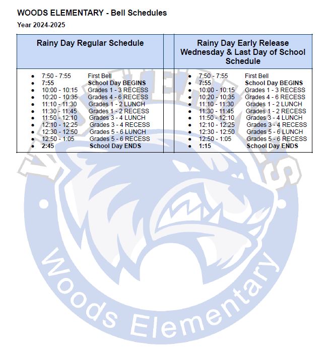 Woods Bell Schedule pg 2