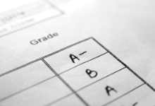 picture of a report card