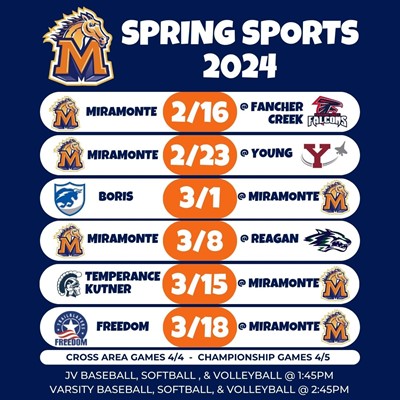 Sport Schedule Graphic