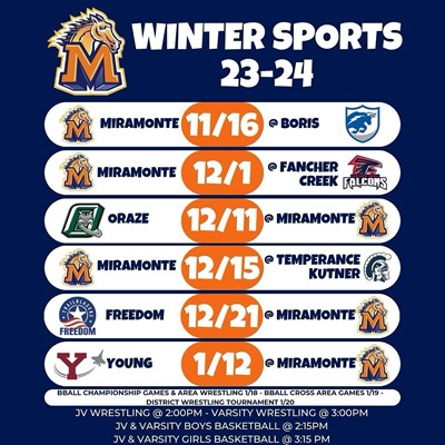 Sport Schedule Graphic