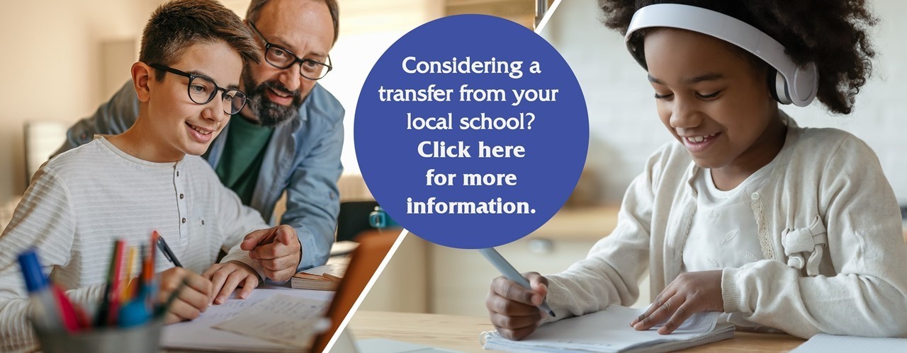 Considering a transfer from your local school? Click here for more information.