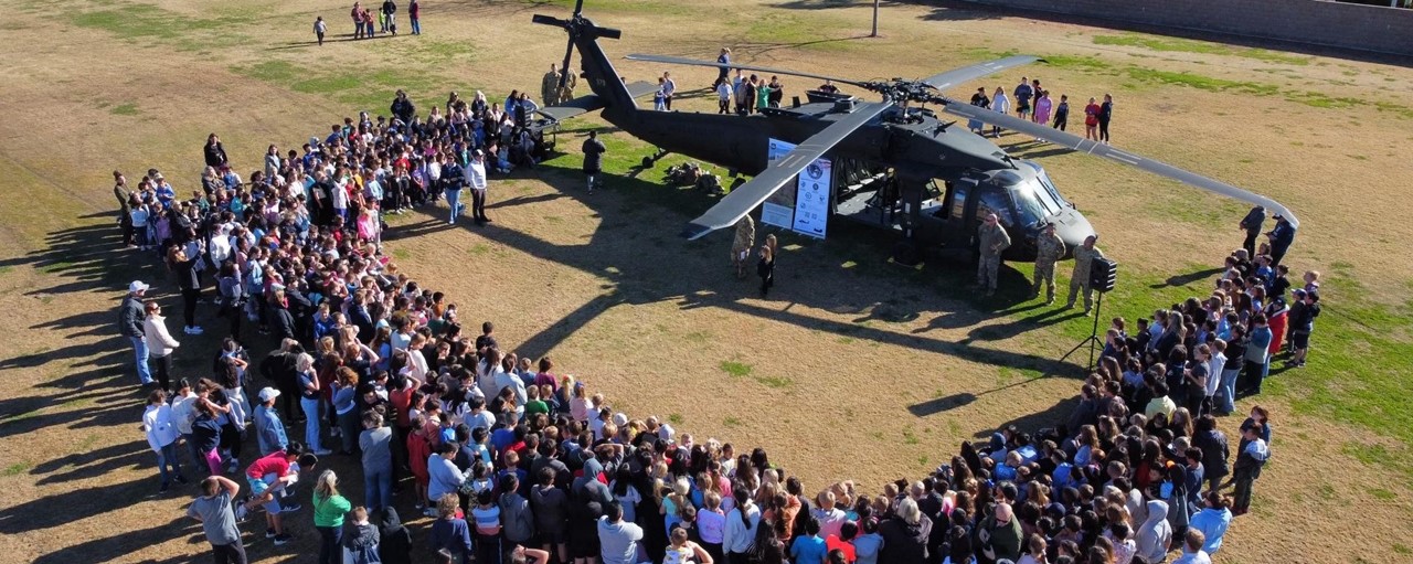 Blackhawk Helicopter landing