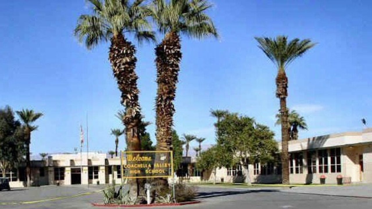 La Quinta man crashes stolen school bus into Coachella Valley High, say  police | Cactus Hugs