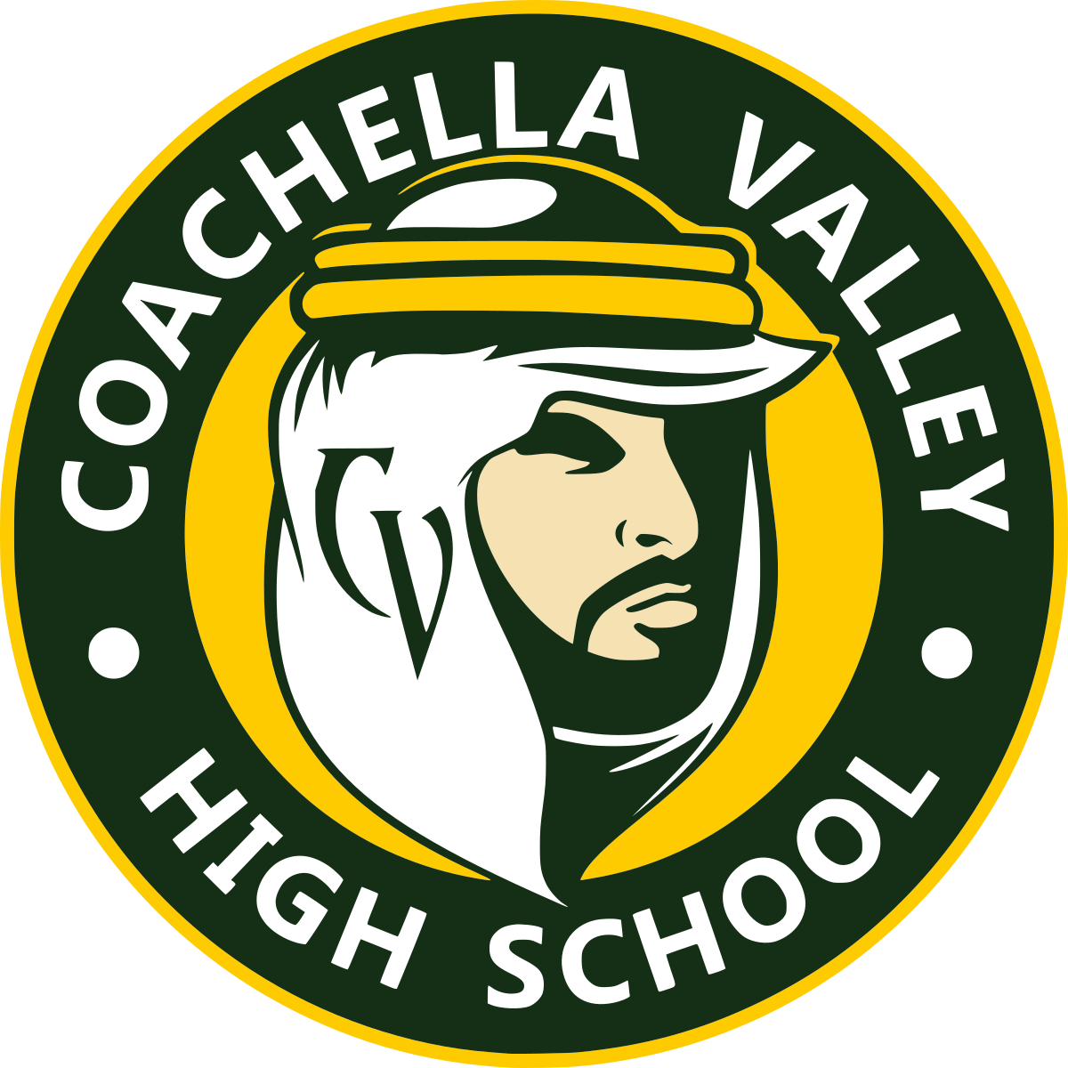 Coachella Valley High School logo of arab