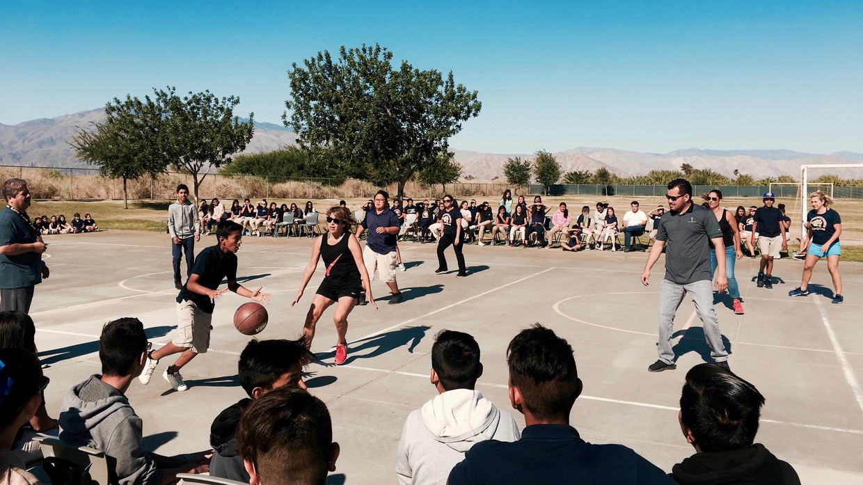 Annual Student Teacher Basketball Game