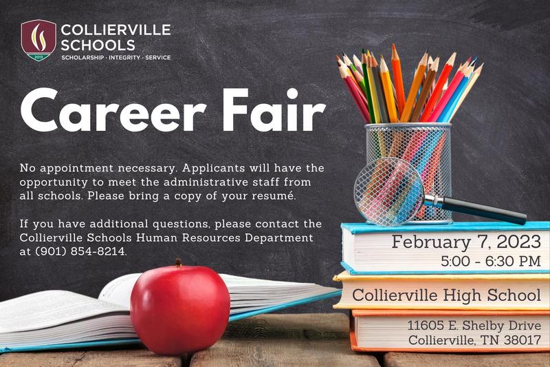 Collierville Schools Career Fair Flyer