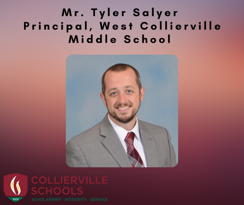 Salyer, Principal of West Collierville Middle School