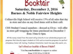 CHS StuCo To Hold Fundraiser at Barnes & Noble Dec. 3