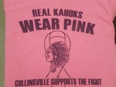 "Real Kahoks Wear Pink" T-shirt