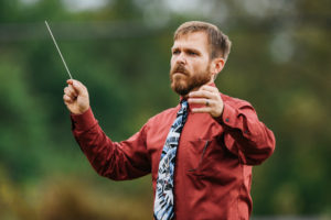 Collinsville Middle School Band Director Michael Alexander