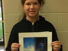 Collinsville Middle School yearbook cover design winner