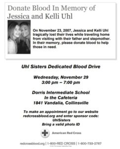 Information for DIS Uhl Blood Drive