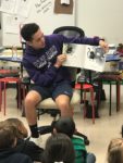 CHS athlete reads to Caseyville students