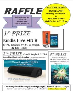 Family Reading Night Raffle information