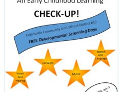 Flier for Early Childhood Screenings March/April 2018