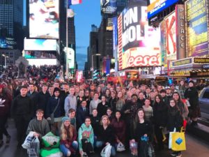 Collinsville Band in Times Square