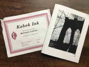 Kahok Ink Cover and Award Certificate