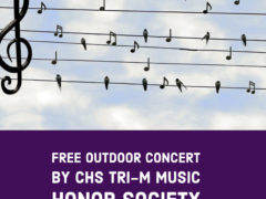 Ad for Tri-M Music Society community concert