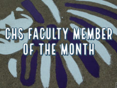 Neuber & Gottschalk are CHS Faculty of the Month