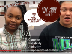 “HAY-MAN! I NEED HELP” Introduces Information Literacy