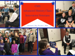 CMS Advanced History Students Interview Veterans