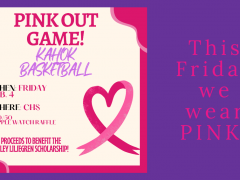 Reminder: KAHOKstrong PINK OUT is Friday Feb 4