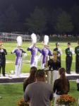 Marching Kahoks with 3A Trophy