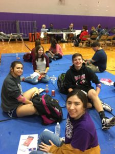 Students at CHS Blood Drive