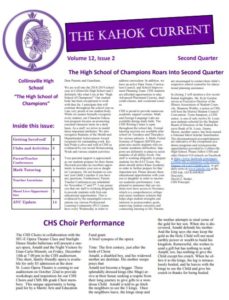 Cover of 2nd Quarter 2018-19 Kahok Current