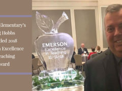 Hobbs at Emerson Teaching Awards Dinner