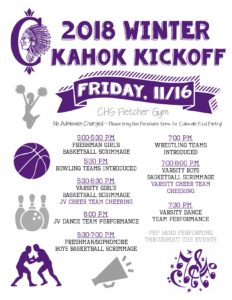 Kahok Winter Kickoff Flyer