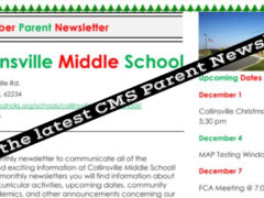 CMS December 2018 Parent Newsletter