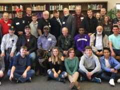 Local Veterans and CHS students at annual lunch