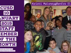 Renfro's Mrs. Maloney is January 2019 Staff Member of the Month