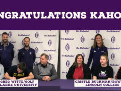 Kahok Athletes Witte & Buckman Sign Letters of Intent