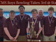 2019 CMS Boys Bowling Team and Coaches