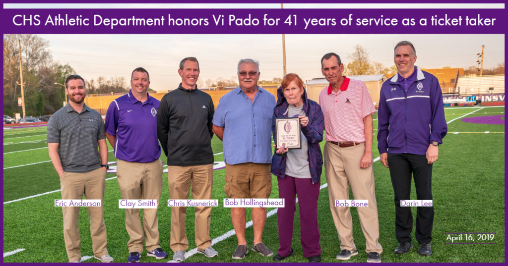 Photo of Vi Prado with Athletic Directors