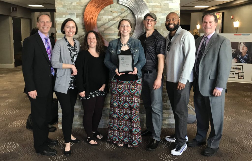 Karen Olsen and Guests at Award Ceremony April 2019