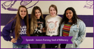 Juniors Pending Seal of Biliteracy