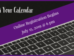 2019-20 Online Registration Begins July 15