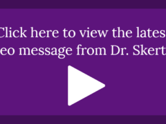 October 11, 2019 Video Message from Dr. Skertich