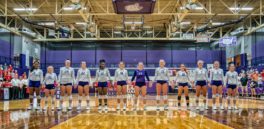 Girls Volleyball in Fletcher Gym 2019