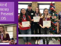 2019 Voice of Democracy Awards Presented to CHS Students