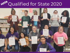 CHS HOSA Qualifiers for March 2020 Illinois State